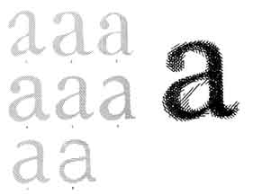 Adrian Frutiger, Expérience de superposition, 1970 | 