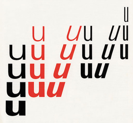 Adrian Frutiger, Univers, 1957 | 