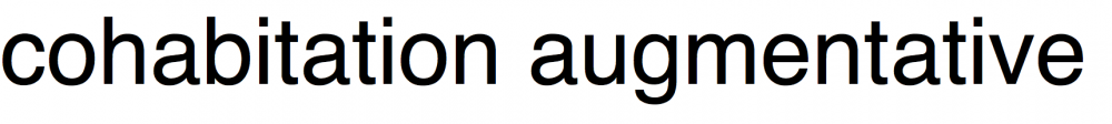 cohabitation augmentative | 
